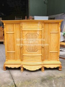 Tủ Thờ Gỗ Căm Xe 6 Chân 175cm