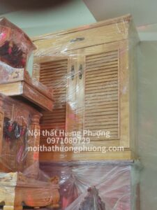 TỦ GIÀY GỖ TỰ NHIÊN 2 CÁNH 80CM