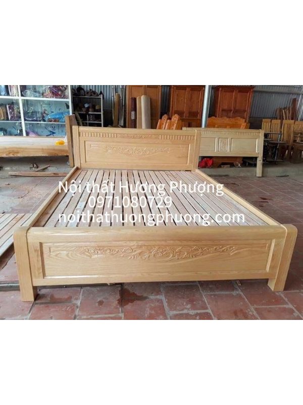 3 giường gỗ sồi trắng