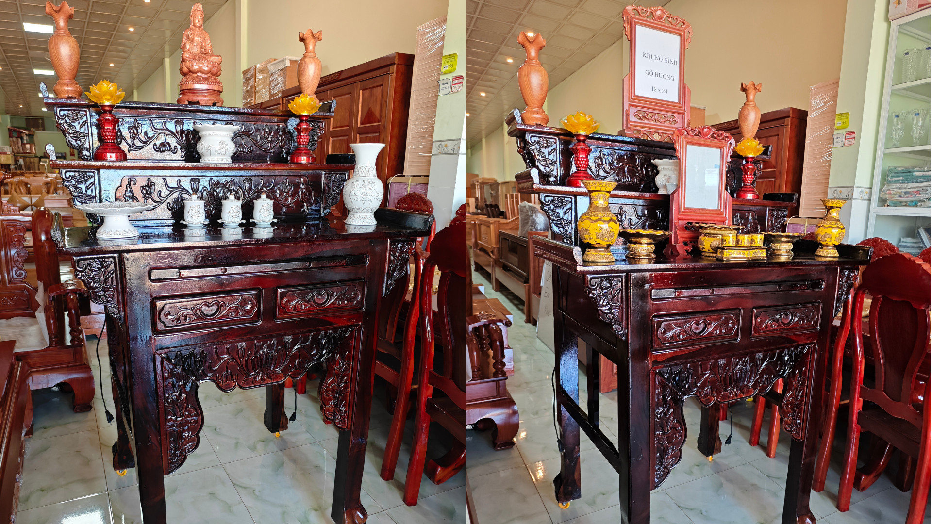 Bàn thờ 3 tầng, cách bài trí và những điều " lầm tưởng"???