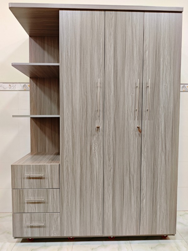 TỦ ÁO MDF LÕI XANH CHỐNG ẨM 1M4 CÓ KỆ TRANG TRÍ