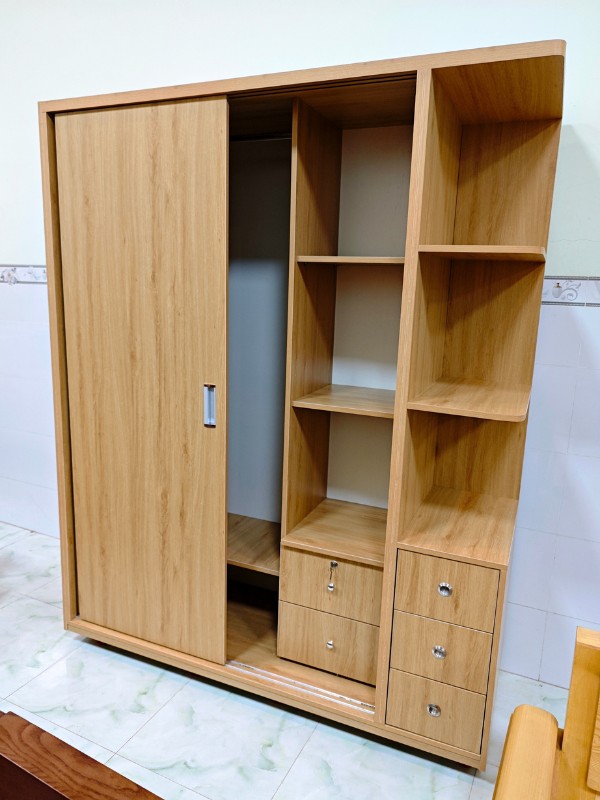 COMBO "PHÒNG CƯỚI": GIƯỜNG SỒI & NỘI THẤT MDF LÕI XANH THÔNG MINH